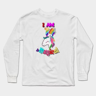 unicorn 14th birthday :i am 14 and magical Long Sleeve T-Shirt